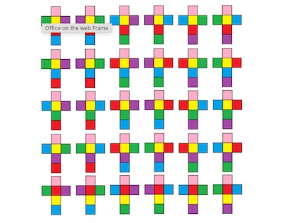 Desarrollo de los 30 cubos de MacMahon.
