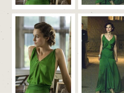 Seda y cortes láser para un traje de noche de 1935: lo que esconde el vestido verde de Keira Knightley en ‘Expiación’