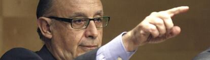 El ministro de Hacienda, Cristóbal Montoro