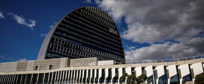 Sede operativa de BBVA en Madrid, el conocido como edificio de La Vela