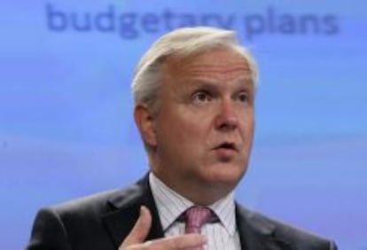 El vicepresidente de la Comisi&oacute;n Europea (CE) responsable de Econom&iacute;a y Finanzas, Olli Rehn.