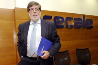 El presidente de la Federación de Organizaciones Empresariales Sorianas (FOES), Santiago Aparicio.