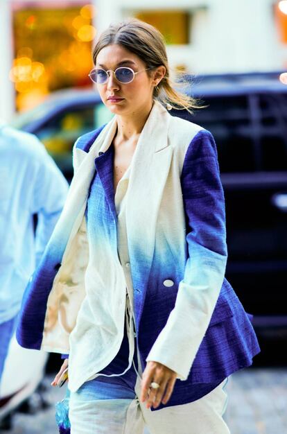 La modelo Gigi Hadid, en Nueva York.
