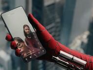 Uso de nuevo móvil en Spider-Man: Un nuevo día
