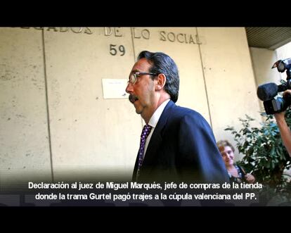 Declaración al juez de Miguel Marqués