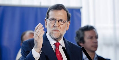 El presidente del Gobierno, Mariano Rajoy, el pasado 30 de mayo. 