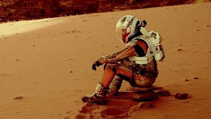 Matt Damon en una escena de &#039;Marte (The Martian)&#039;, de Ridley Scott