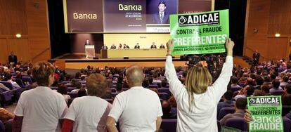 Junta de accionistas de Bankia en 2014. 