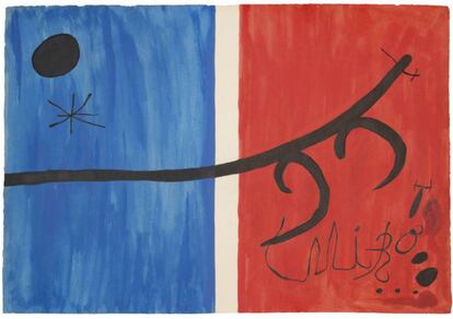 'El vol de l'alosa', de Joan Miró (1973).