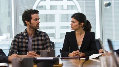 Romain Duris y Audrey Tautou, en &#039;Nueva vida en Nueva York&#039;.