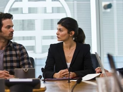 Romain Duris y Audrey Tautou, en &#039;Nueva vida en Nueva York&#039;.