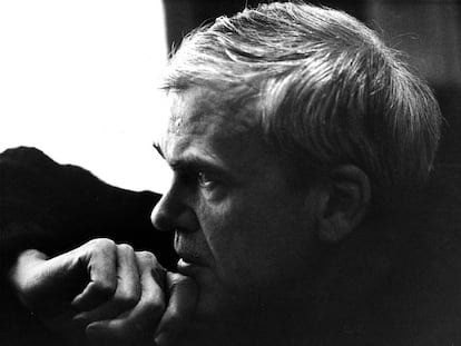 El escritor checo Milan Kundera.