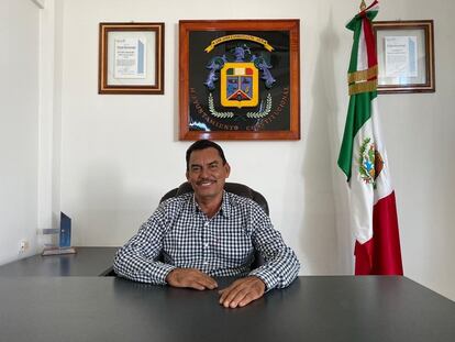Andrés Valencia Ríos en su oficina, en marzo de 2021.