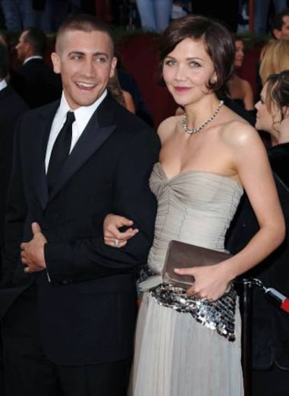 Maggie y Jake Gyllenhaal, en la ceremonia de los Oscar de 2006.