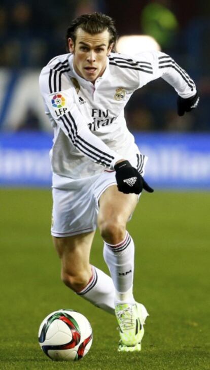 Bale, durante un partido con el Madrid.