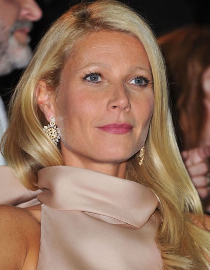 A Gyneth Paltrow también le gusta cómo  le quedan los labios en tonos rosados.