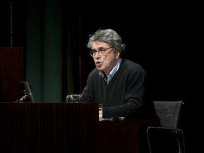 Andrés Trapiello, durante su conferencia.
