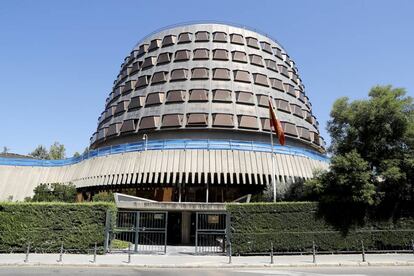 Edificio sede del Tribunal Constitucional, en Madrid.