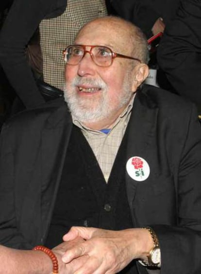 Emilio Carballido, durante un acto celebrado en febrero de 2007.