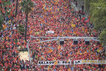 Manifestació de la Diada de l'any passat.