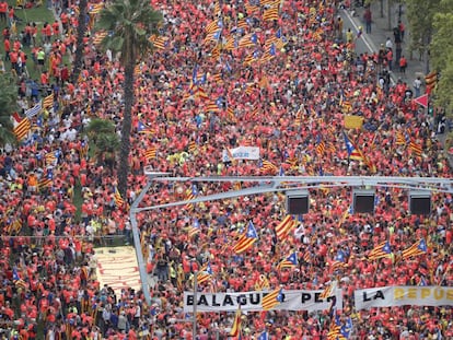 Manifestació de la Diada de l'any passat.