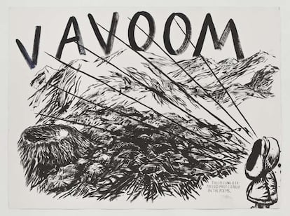 'Sin título', de Raymond Pettibon.