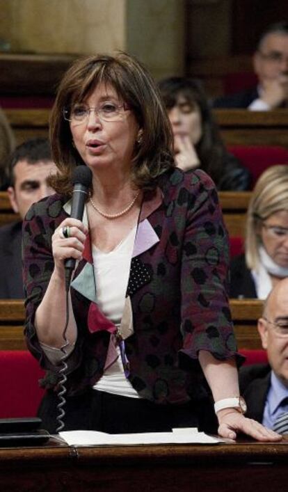 Irene Rigau, consejera de Enseñanza.