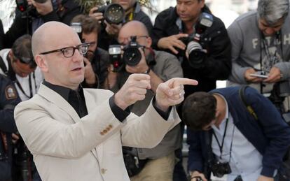 Steven Soderbergh, antes de la proyección de 'Behind the candelabra'.