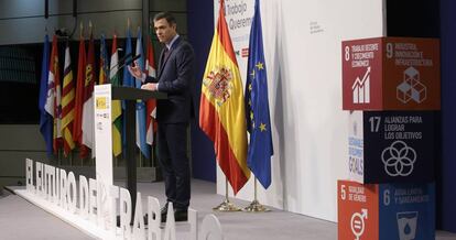 El presidente del Gobierno, Pedro Sánchez, este martes.