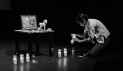 Escena de la obra teatral de 'Veracruz, nos estamos desforestando'.