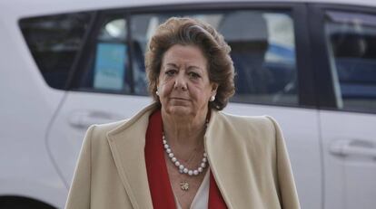 La exalcaldesa de Valencia Rita Barberá.