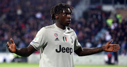 Moise Kean, jugador de la Juventus