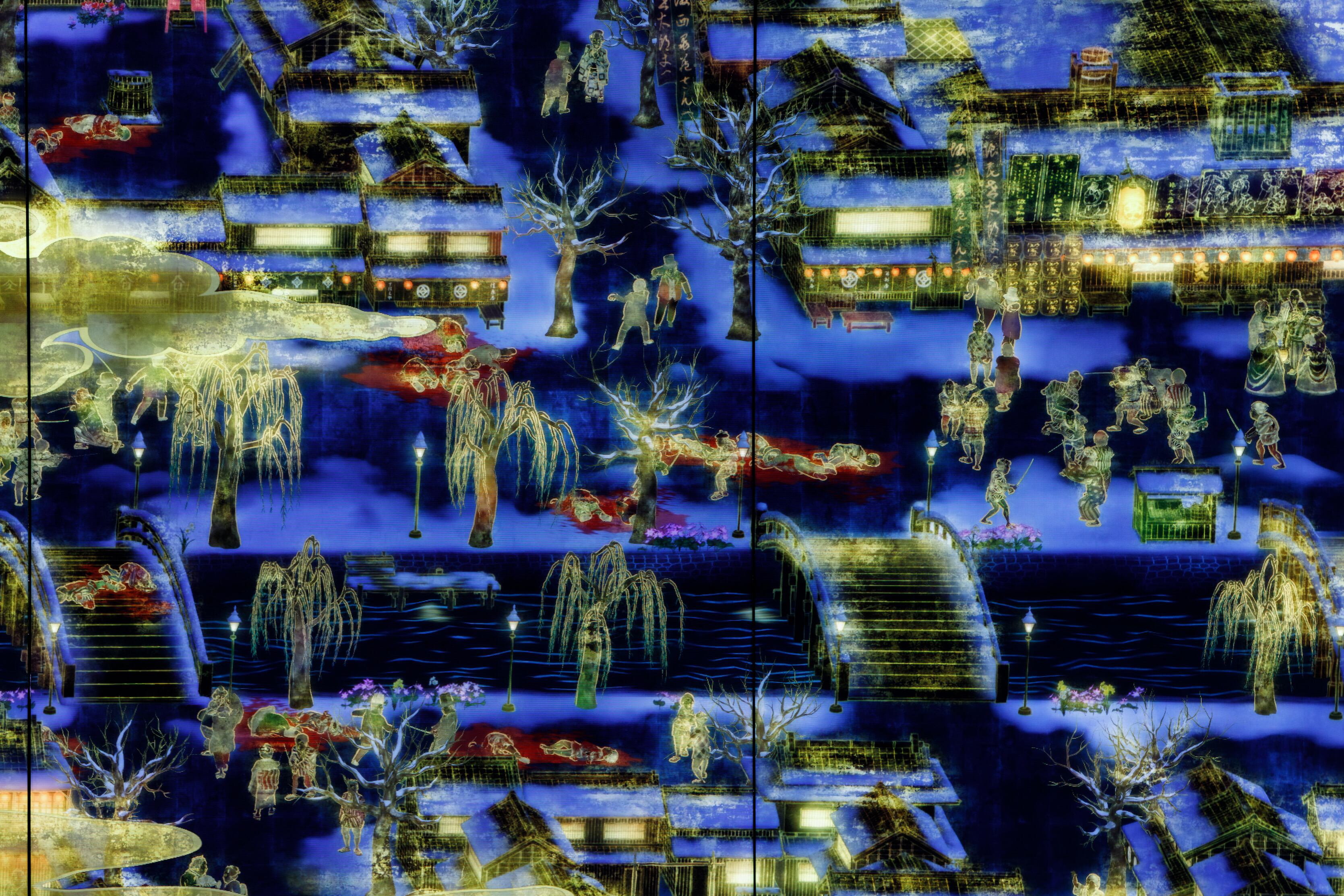 Un fragmento de la obra 'The World of Irreversible Change' (El mundo del cambio irreversible), cuando inició la guerra.