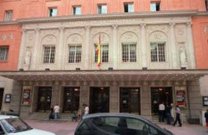 Fachada del madrileño teatro de la Zarzuela. EFE/Archivo