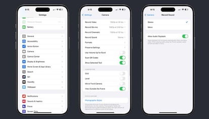 Nueva opción en iOS 18 para grabar en los iPhone vídeos con sonido en reproducción