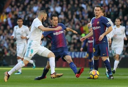 El Barça s'enfronta al Madrid en el clàssic de la Lliga.