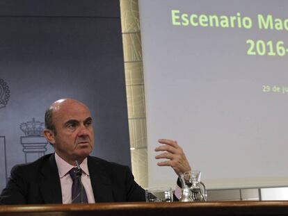 O Ministro da Economia da Espanha, Luis de Guindos.