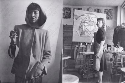 Lee Krasner (1908-1984) Pintora y maestra del expresionismo abstracto

	Es una de las pocas mujeres con una retrospectiva en el MoMA. La mayor parte de su obra la firmó como L. K., motivada por el influjo de su mentor, Hans Hoffman, que dijo que su obra "era tan buena que nunca imaginarías que lo ha pintado una mujer". En 1945 se casó con Jackson Pollock y pasó a ser conocida popularmente como Miss Jackson Pollock, un sobrenombre que marcó su carrera y que rechazaba profundamente.