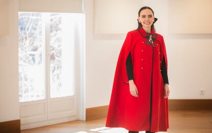 Altagracia Gómez Sierra, este martes en la Casa de México en Madrid.