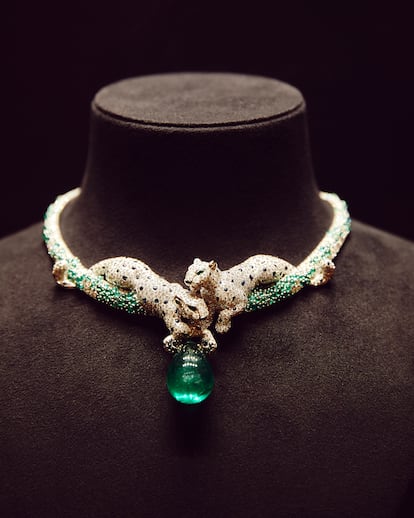 Collar Panthère de la colección de alta joyería de Cartier.