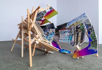 ‘Geometría emergente’ (2024), obra de Isidro Blasco.
