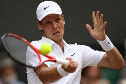 Tomas Berdych, durante el partido ante Nadal.