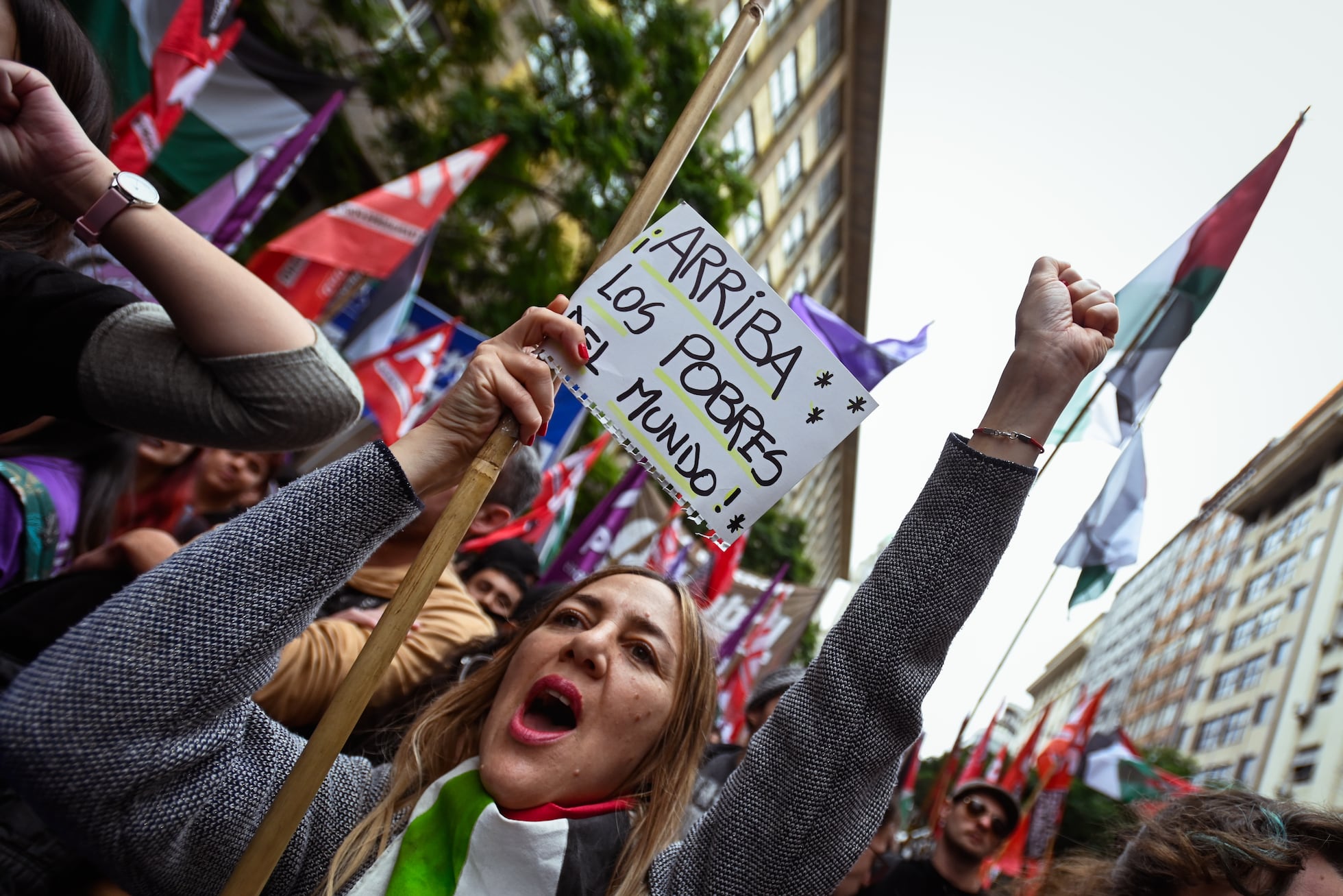 Las protestas en el Día del Trabajo en América, en imágenes | Fotos ...