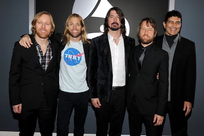 Los Foo Fighters han sido de los primeros grupos en recoger un premio.