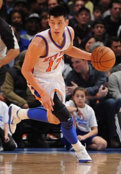 El jugador de los Knicks Jeremy Lin