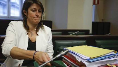 La ministra belga Jacqueline Galant.