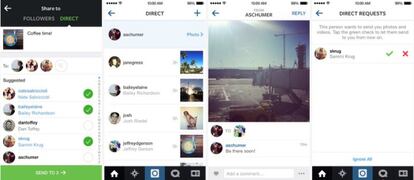 Instagram Direct permite compartir el contenido solo con algunos contactos.