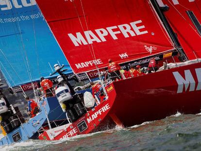 MAPFRE, durante la salida en Melbourne.