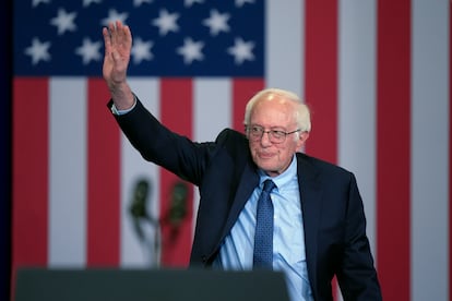 El senador Bernie Sanders, en NHTI Concord Community College, en Nueva Hampshire, el 22 de octubre de 2024.