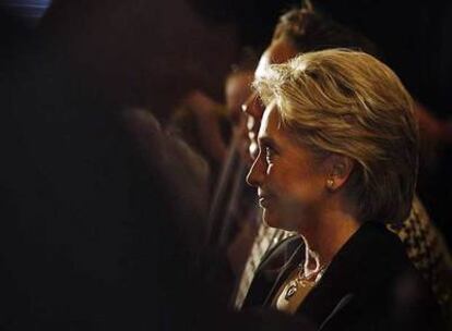 La senadora Hillary Clinton, ayer en Carolina del Sur.